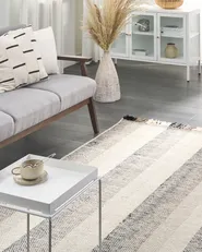 Rug EMIRLER White 160 x 230 cm Wool_847185