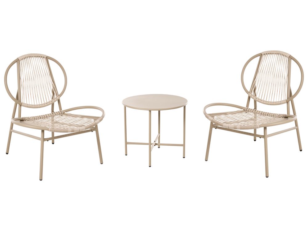 Caféset OVARO Konstrotting Beige