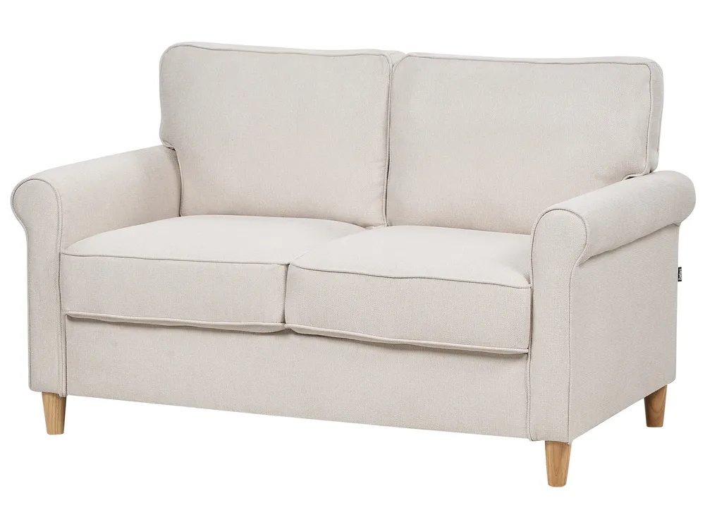 Sofa 2 Seater RONNEBY Fabric Beige_926446