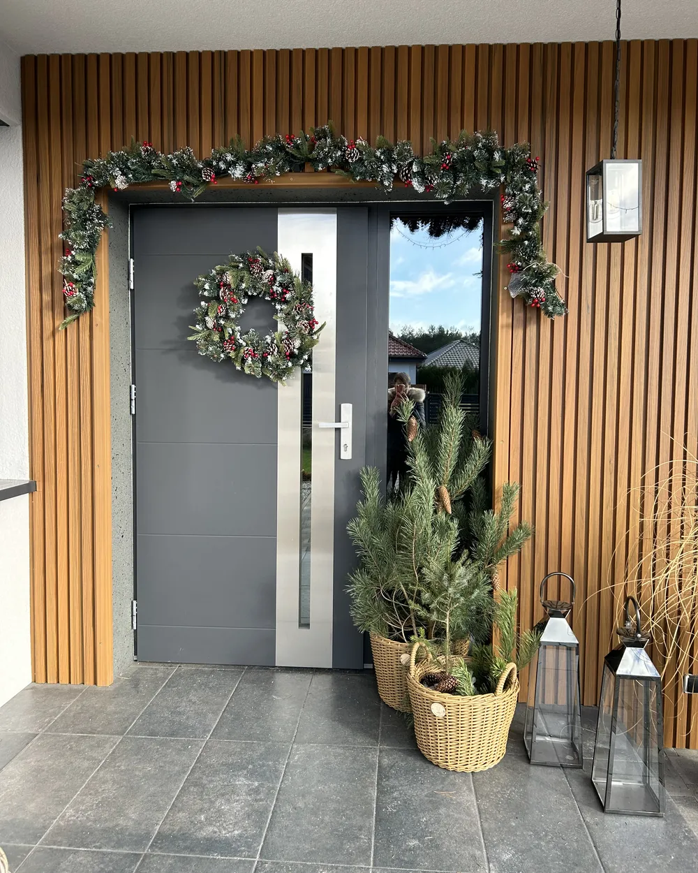 Christmas Wreath LED PAIMIO 60 cm Green_901682