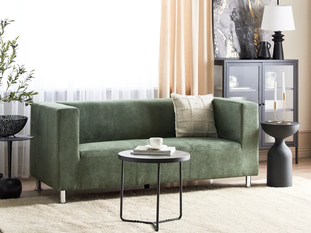 Sofa 3 Seater FLORO Chenille Light Green