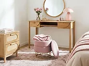 Puff med oppbevaring ELGIN Fløyel Rosa_1177792
