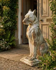 Trädgårdsstaty CAPALBIO Hund Beige_1054968