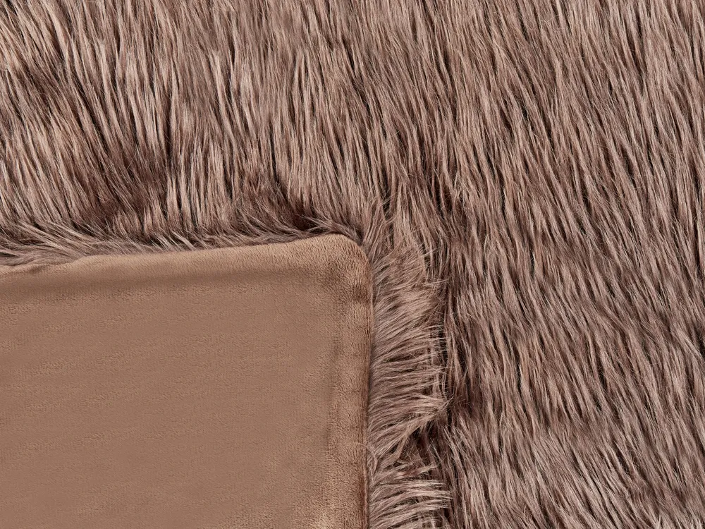 Bedspread DELICE 200 x 220 cm Brown_915726