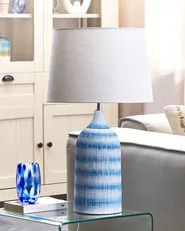 Table Lamp GEORGINA Ceramic Blue_822452