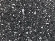 Garden Dining Set 6 Seater COSOLETO/GROSSETO Tempered Glass Granite Effect Black_881579