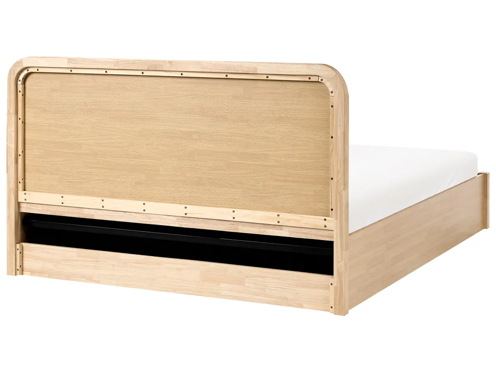 Ottoman Bed PEROUGES Light Brown 180 x 200 cm (EU Super King)_1047724