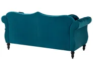Living Room Set 5 Seater SKIEN Velvet Teal_1050537
