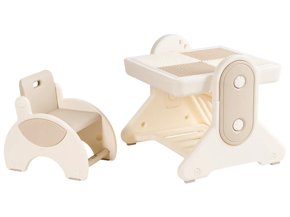 Lasten pöytä ja tuoli MILA Beige_1124422
