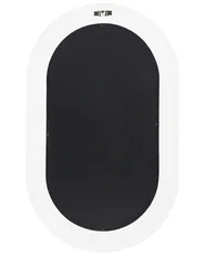 Wall Mirror MASSILLY 43 cm 69 cm White_923536