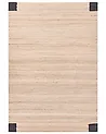 Teppe AMRAVATI Svart/beige 160 x 230 cm Jute