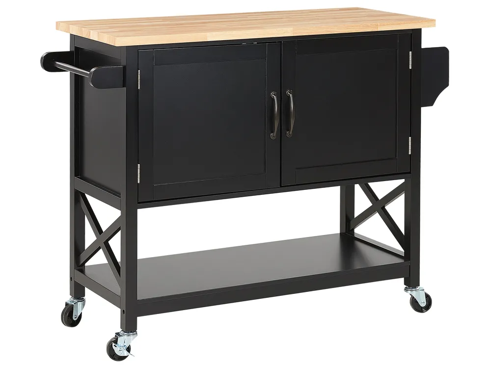 Kitchen Trolley MELE Black