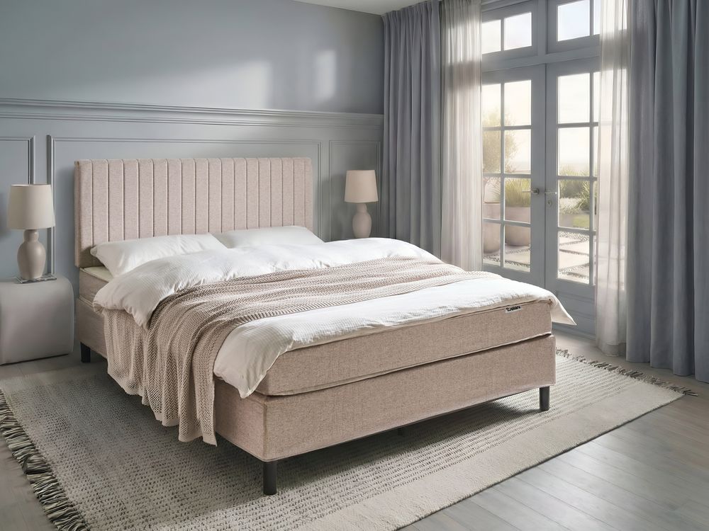 Jenkkisänky Kangas COUNTESS 160 x 200 cm Beige