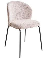 Set of 2 Dining Chairs VIDETTE Fabric Beige_968308