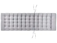 Sun Lounger Pad Cushion CESANA PREMIUM 192 x 56 cm Light Grey_988057