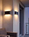LED-ulkoseinävalaisinsetti 2 kpl ARDER Musta