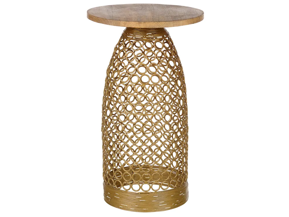 Side Table WAIHI Mango Wood Brown
