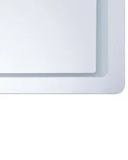 LED Bathroom Mirror WASSY 80 cm 60 cm Silver_780791