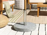 Aurinkovarjon jalka CEGGIA Pyöreä Harmaa 25 kg_843603