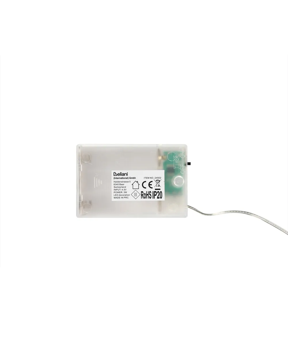Joulukoriste LED-valo FILSO 56 cm Rusetti Kulta_1015430