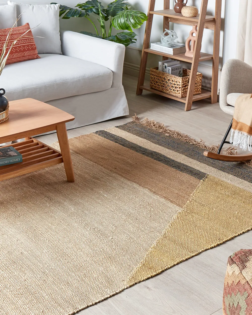 Rug SAMLAR Brown 160 x 230 cm Jute