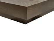 Waterbed Faux Leather ZEN 180 x 200 cm (EU Super King) Dark Ash Wood_21388