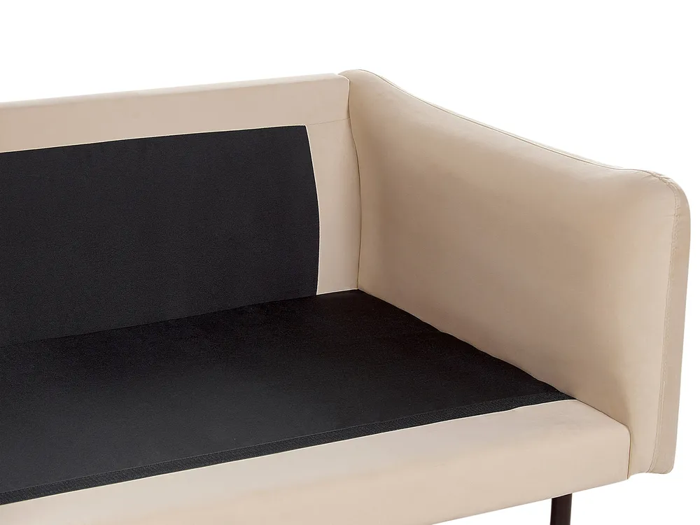 Living Room Set 4 Seater VINTERBRO Velvet Beige_897479