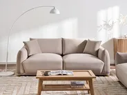 Soffa 3-sits JUBEK Sammet Taupe_1077849