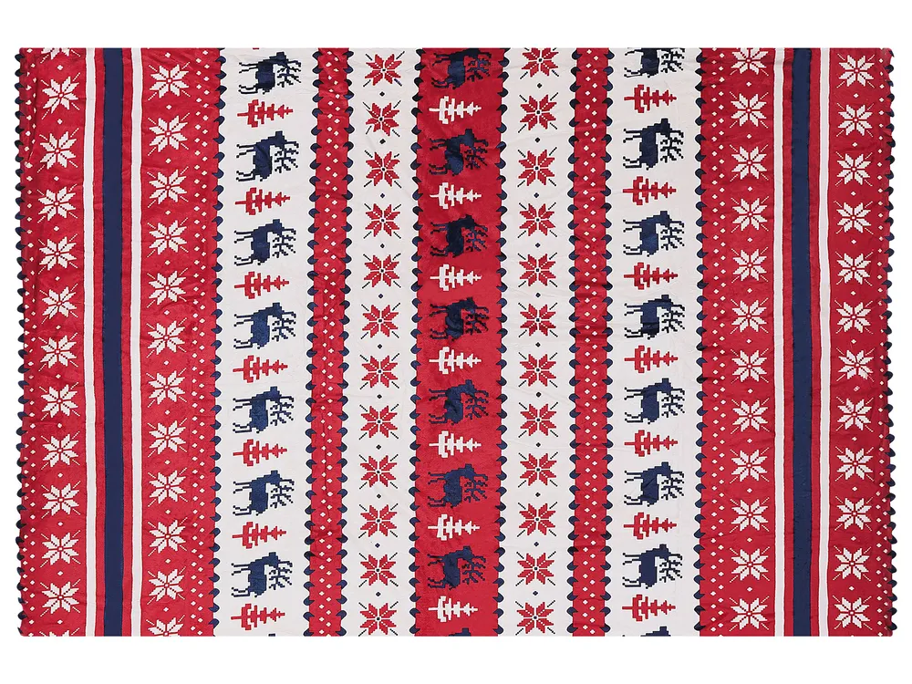 Blanket REKA 150 x 200 cm Red_796561