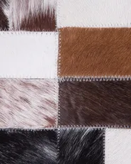 Rug CESME Multicolour 80 x 150 cm Leather_211632