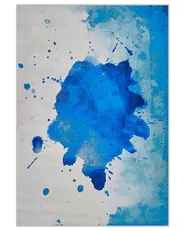 Rug ODALAR Blue 160 x 230 cm_755375