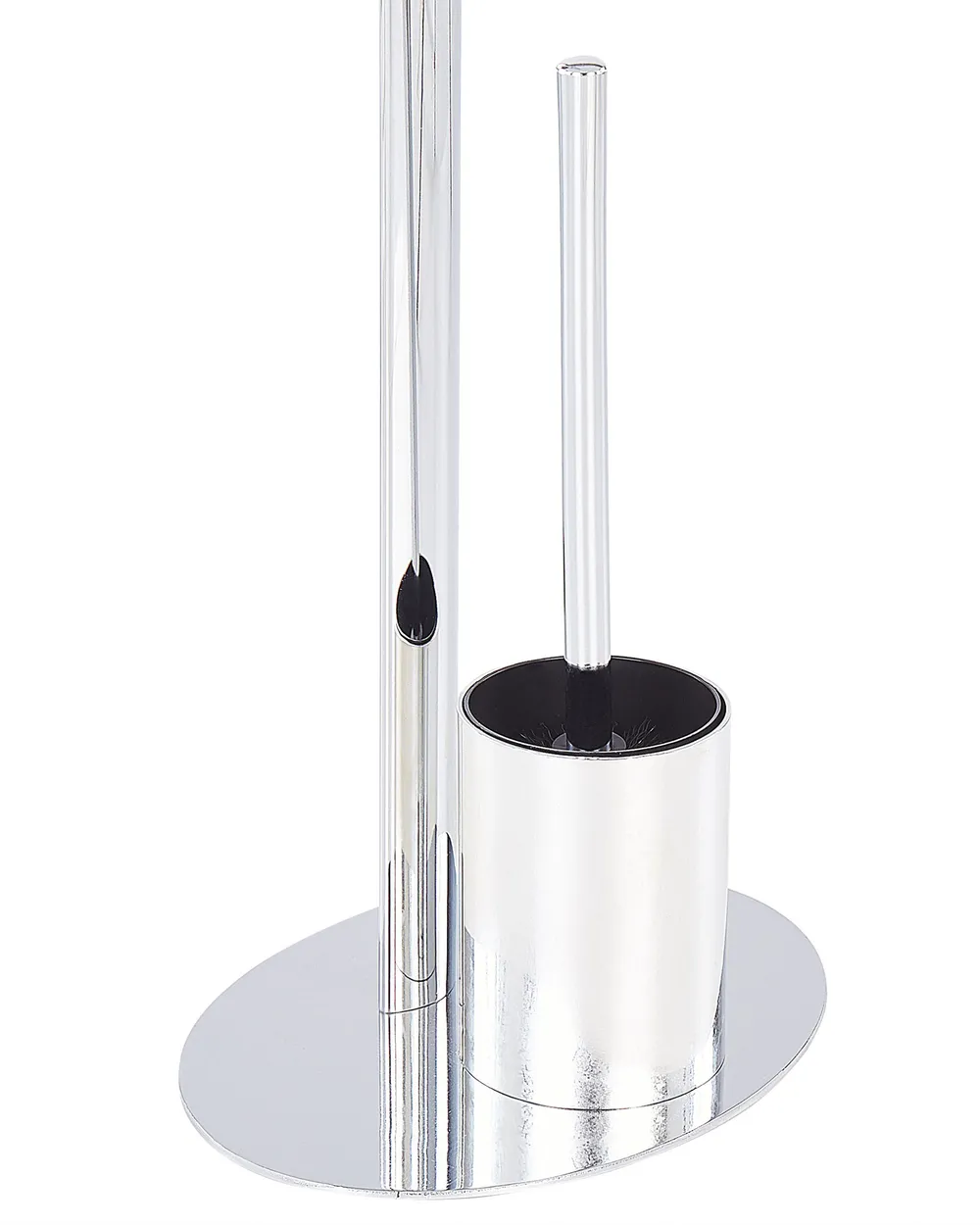 Toilet Roll and Brush Holder SARTO Metal Silver_821970