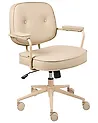 Työtuoli PARAMUS Keinonahka Beige
