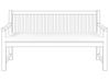 Bench Seat Pad Cushion VIVARA 152 x 54 cm Off-White