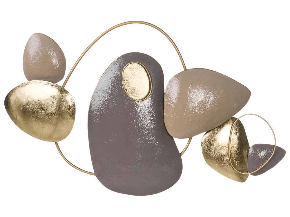Väggdekoration CLANE Metall 46 cm Guld