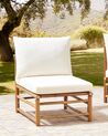 Garden 1-Seat Section CERRETO Bamboo Off-White