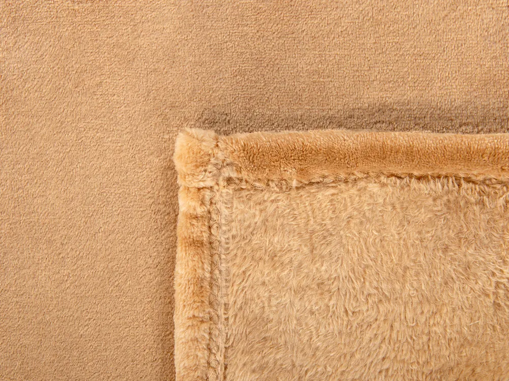 Blanket BAYBURT 150 x 200 cm Sand Beige_850717
