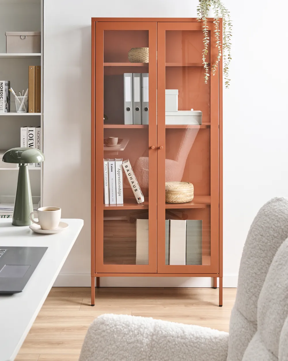 Vitriini HARTY 80 cm Metalli Kullanruskea_1067809