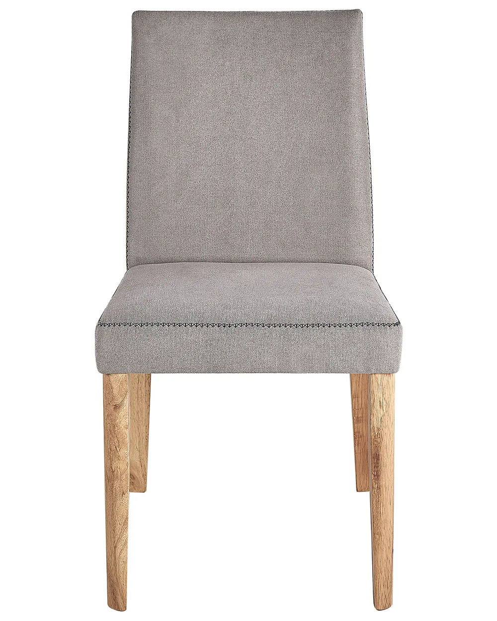 Set of 2 Dining Chairs PHOLA Grey_832121