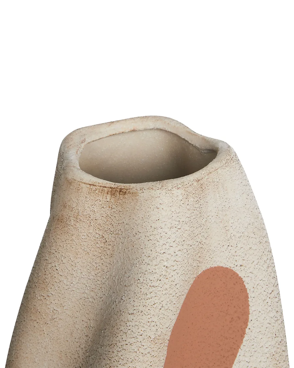Blomvas BATOIDEA 25 cm Stengods Ljusbeige_1185200