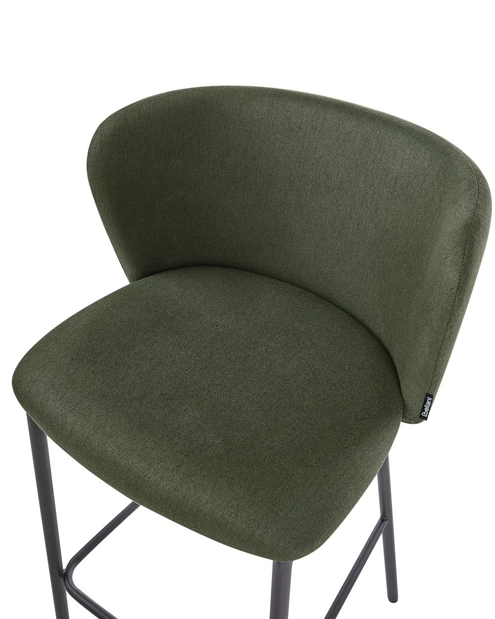 Set of 2 Bar Chairs MINA Dark Green_925947