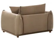 Living Room Set 5 Seater JUBEK Velvet Brown_1074609