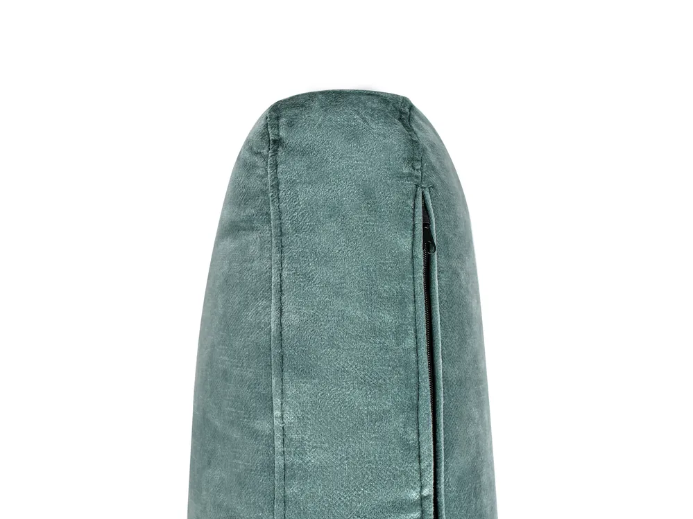Corner Sofa 5 Seater OSLO with Ottoman Velvet Teal Right Hand_964646