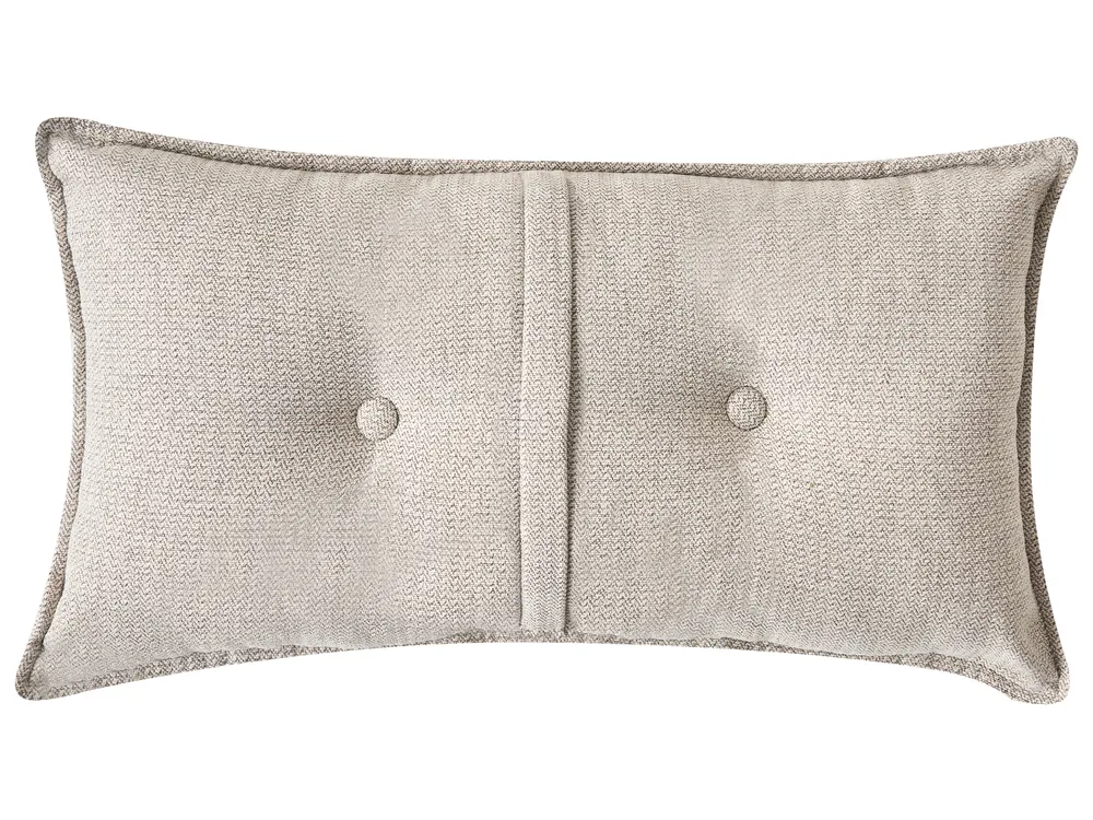 Corner Sofa 3 Seater DOLVA Fabric Light Beige Right Hand_984414