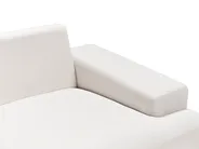 Corner Sofa 4 Seater MARIFERD Fabric Light Beige Left Hand_903168