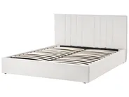 Ottoman Bed TARASCON Fabric Light Beige 160 x 200 cm (EU King Size)_1021222