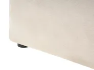 Säng med förvaringsbänk NOYERS Sammet Off-White 160 x 200 cm_1036629