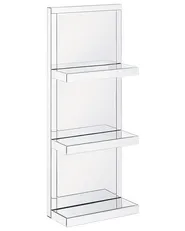 Wall Shelf GAONA Mirrored Silver_787096