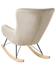 Gungstol ELLAN Sammet Beige_822916