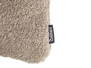 Set med 3 dekorativa kuddar WINTERLAND 30 x 35 cm 45 x 25 cm Bouclé Taupe Julmotiv_1032967